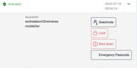 CMFA remote shutdown